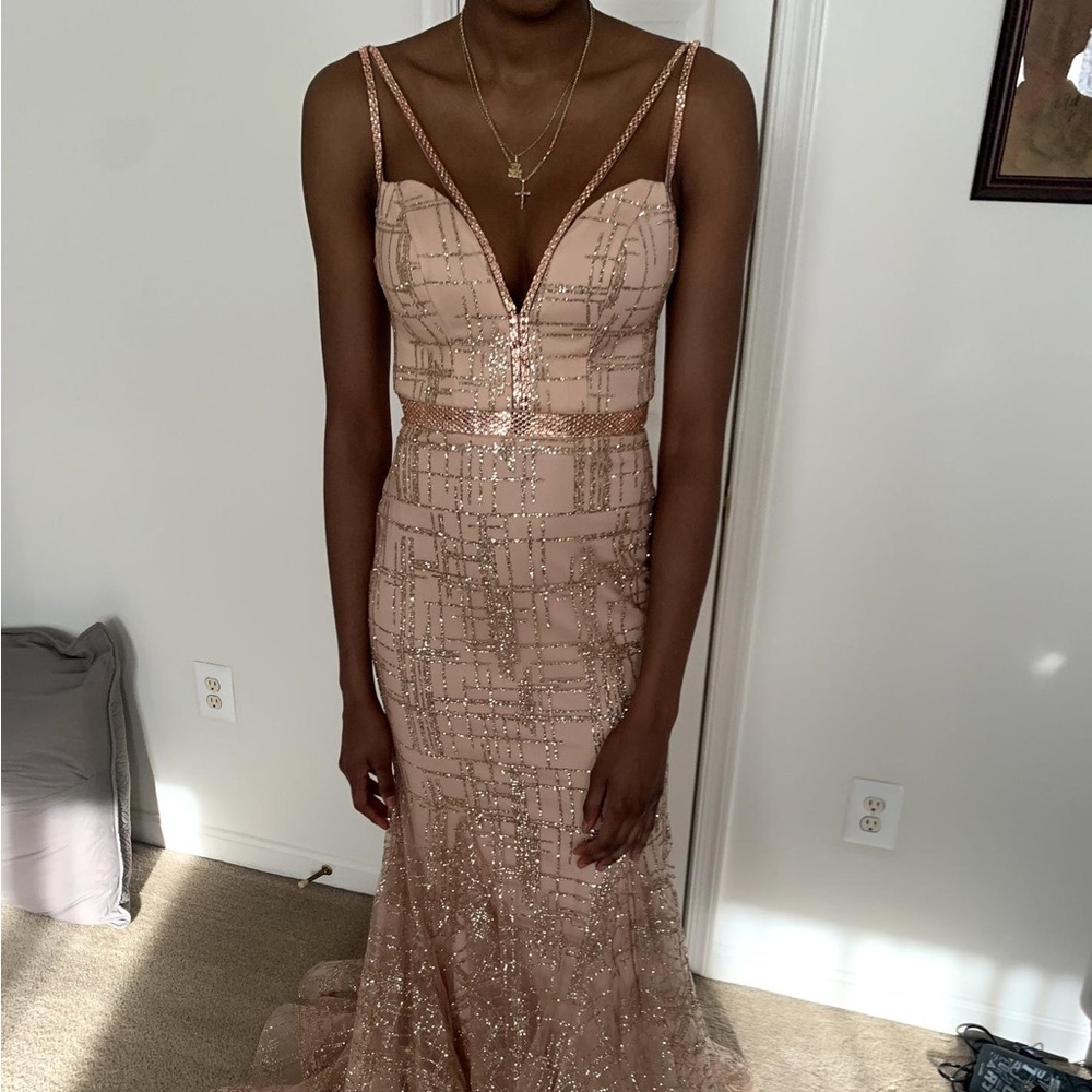 Jovani size 2 beautiful dress worn once, dry clean.